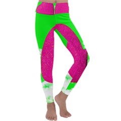 Two Hearts Kids  Lightweight Velour Classic Yoga Leggings by essentialimage