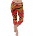Warrior Spirit Lightweight Velour Capri Yoga Leggings View1