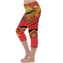 Warrior Spirit Lightweight Velour Capri Yoga Leggings View2