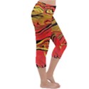 Warrior Spirit Lightweight Velour Capri Yoga Leggings View3