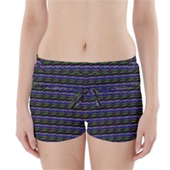 Abstract Illusion Boyleg Bikini Wrap Bottoms