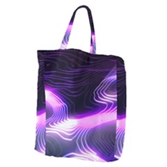 Illustration Scene Blue Giant Grocery Tote