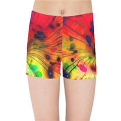 Illustrations Structure Lines Kids  Sports Shorts by Dutashop