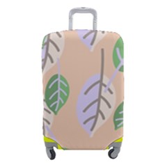 Leaf Pink Luggage Cover (small)