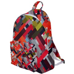 Maze Abstract Texture Rainbow The Plain Backpack by Dutashop