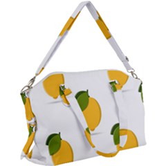 Lemon Fruit Canvas Crossbody Bag by Dutashop