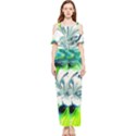 1lily Draped Sleeveless Chiffon Jumpsuit View1