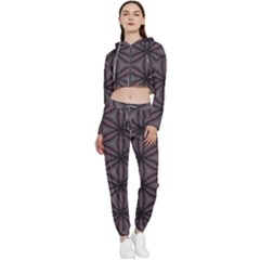 Jaal Cropped Zip Up Lounge Set by Nehamohan