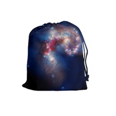 Galaxy Drawstring Pouch (large) by ExtraGoodSauce