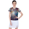 Colorful Galaxy Women s Sports Top View1