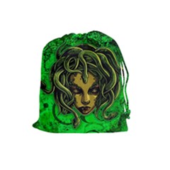 Medusa Drawstring Pouch (large) by ExtraGoodSauce