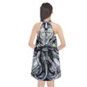 Kraken Halter Neckline Chiffon Dress  View2