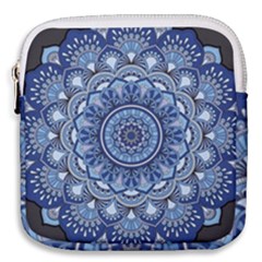 Mandela Flower Mini Square Pouch