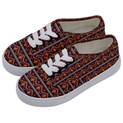 Native American Pattern Kids  Classic Low Top Sneakers