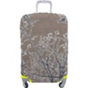 Linear Textured Botanical Motif Design Luggage Cover (Large) View1