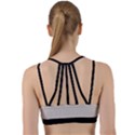 Abalone Grey Line Them Up Sports Bra View2