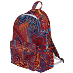 Phoenix Rising Colorful Abstract Art The Plain Backpack by CrypticFragmentsDesign