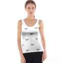 Tribal Style Symbol Drawing Print Pattern Tank Top View1