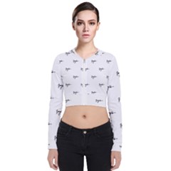Tribal Style Symbol Drawing Print Pattern Long Sleeve Zip Up Bomber Jacket