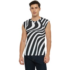 Wave Line Curve Men s Raglan Cap Sleeve Tee