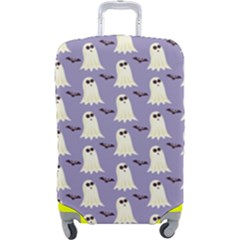Halloween Ghost Bat Luggage Cover (large)