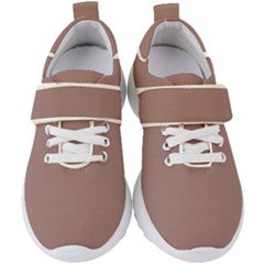 Burnished Brown Kids  Velcro Strap Shoes
