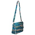 Oceanic Mircoscope  Shoulder Bag with Back Zipper View1