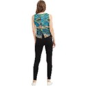 Oceanic Mircoscope  V-Neck Cropped Tank Top View2