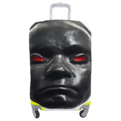 Creepy Black Man Mask Print Luggage Cover (medium) by dflcprintsclothing