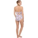 Birds in the sky  Scallop Top Cut Out Swimsuit View2