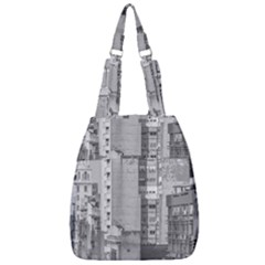 Aerial View Montevideo Uruguay Center Zip Backpack by dflcprintsclothing