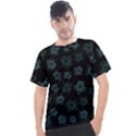 Blue Turtles On Black Men s Sport Top View1