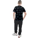 Blue Turtles On Black Men s Sport Top View2