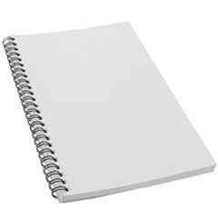 Color White 5 5  X 8 5  Notebook by Kultjers
