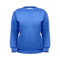 Color Cornflower Blue Women s Sweatshirt by Kultjers