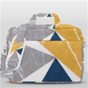 Abstrait triangles Jaune/Bleu/Gris MacBook Pro Shoulder Laptop Bag (Large) View3
