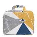 Abstrait triangles Jaune/Bleu/Gris MacBook Pro Shoulder Laptop Bag (Large) View4