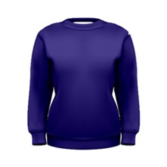 Color Dark Slate Blue Women s Sweatshirt by Kultjers