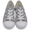 Patternformes1grise Kids  Low Top Canvas Sneakers View1