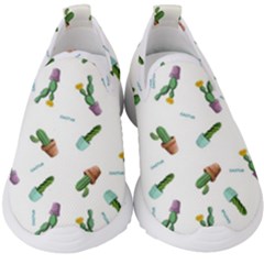 Cacti In Pots Kids  Slip On Sneakers