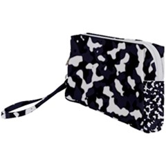 Camouflage Bleu Wristlet Pouch Bag (small)