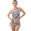 Camouflage Gris/Blanc Mini Tank Bikini Set View1