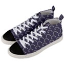 Pattern Arc en ciel/Nuages Men s Mid-Top Canvas Sneakers View2