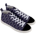 Pattern Arc en ciel/Nuages Men s Mid-Top Canvas Sneakers View3