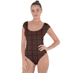Chocolate Short Sleeve Leotard 