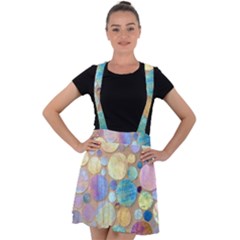 Tiles Cbdoilprincess Eb49aa06-f1b9-412e-836d-30c28dd8f7d9 Velvet Suspender Skater Skirt
