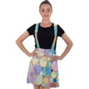Tiles CBDOilPrincess Eb49aa06-f1b9-412e-836d-30c28dd8f7d9 Velvet Suspender Skater Skirt View1