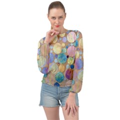 Tiles Cbdoilprincess Eb49aa06-f1b9-412e-836d-30c28dd8f7d9 Banded Bottom Chiffon Top