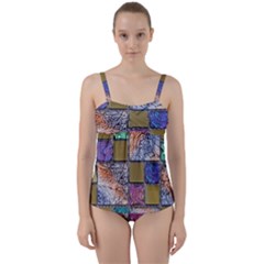 Tiles Cbdoilprincess 4c3ec21c-5cb9-4df3-975d-d1bfcef57dda Twist Front Tankini Set