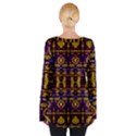Fancy Ornate Pattern Mosaic Print Tie Up Tee View2